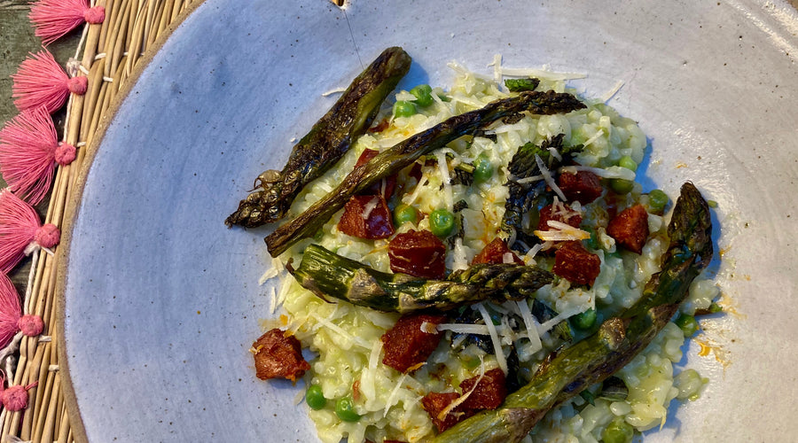 SPRING VEG RISOTTO - Serves 4