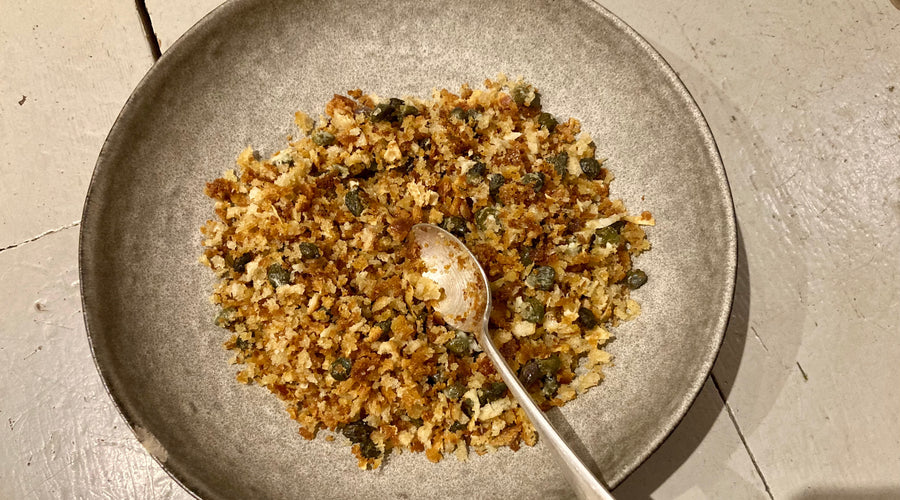 PARMESAN AND CAPER CRUNCH