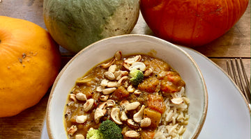 SPICY PUMPKIN AND SQUASH CURRY - SERVES 4