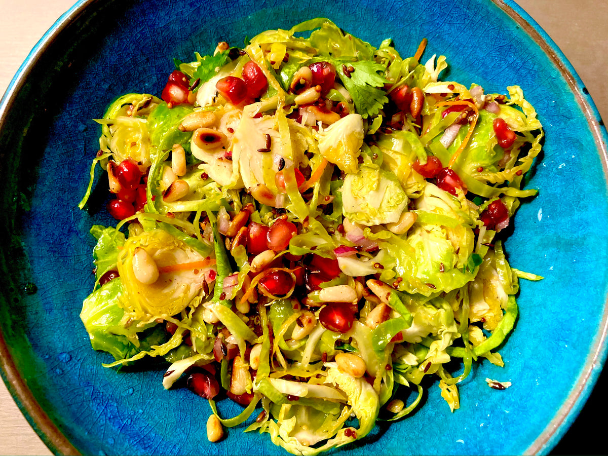 CITRUS SPROUT SALAD WITH POMEGRANATE - SERVES 4 – Fino Olive Oil Ltd