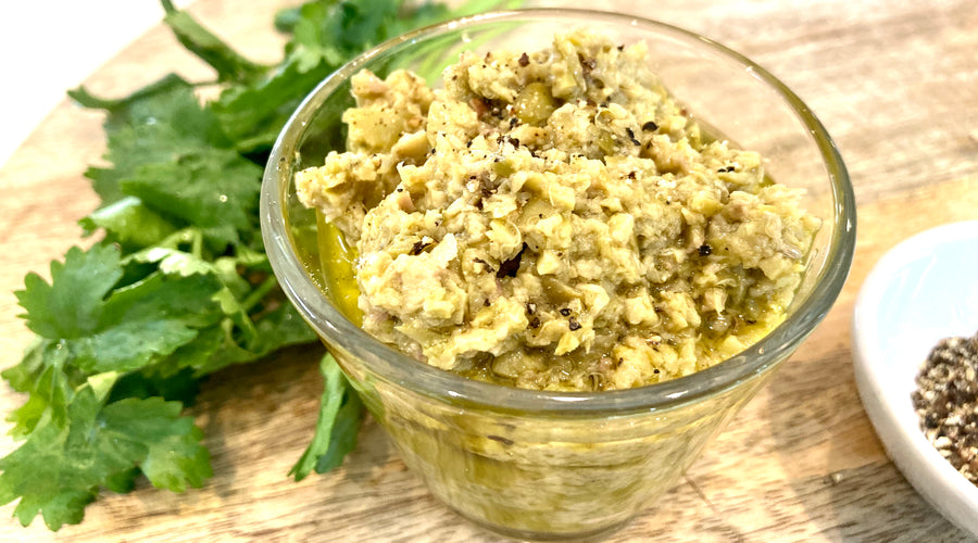 VERY EASY GREEN OLIVE TAPENADE