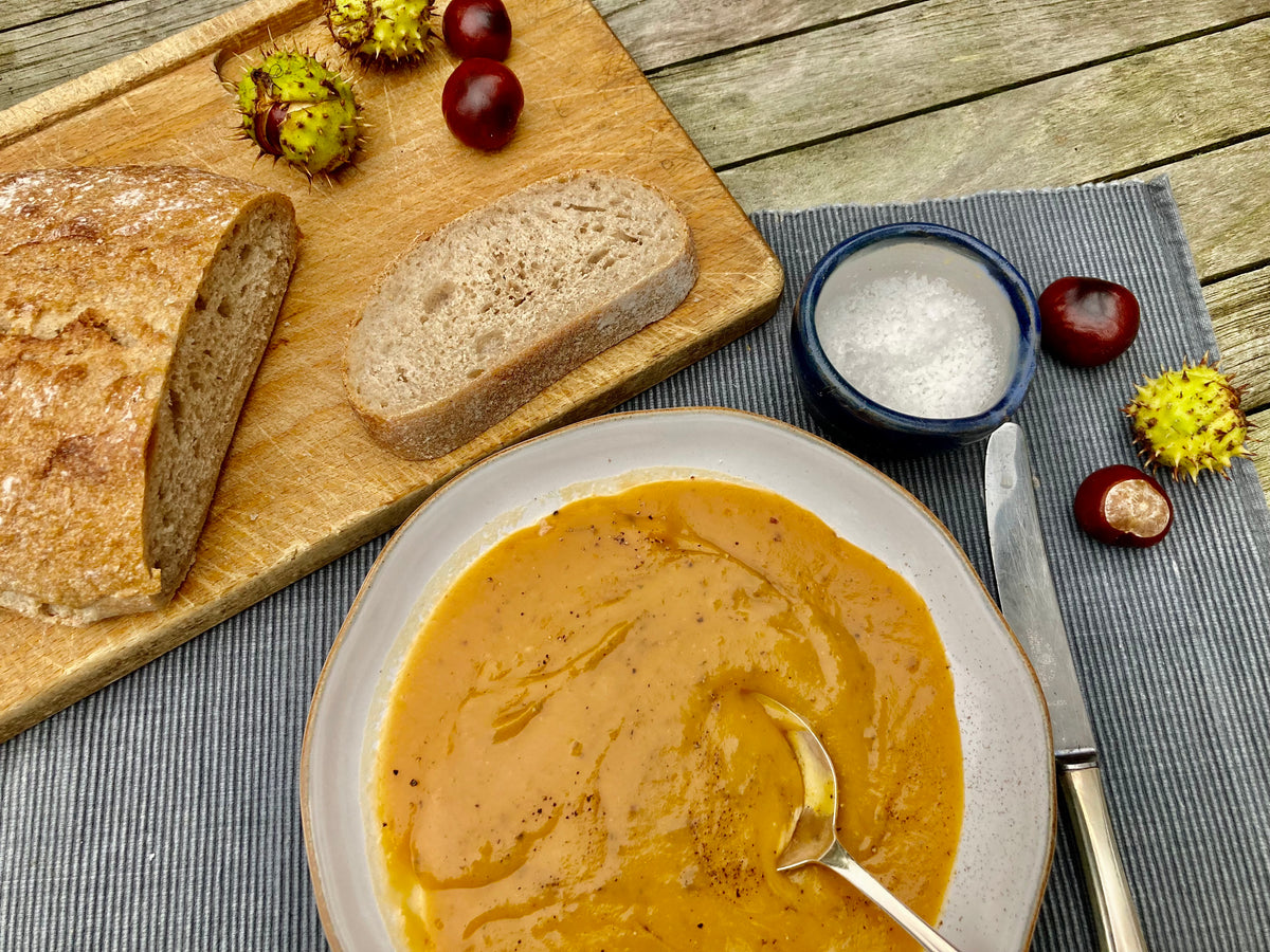 SWEET POTATO CHILLI AND COCONUT SOUP