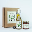 Load image into Gallery viewer, SPANISH OLIVE OIL AND CHORIZO JAM GIFT BOX WITH CHROME POURER