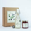 Load image into Gallery viewer, WHITE BALSAMIC (BLANCO) AND CHILLI JAM GIFT BOX WITH CHROME POURER