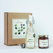 Load image into Gallery viewer, WHITE BALSAMIC (BLANCO) AND CHORIZO JAM GIFT BOX WITH CHROME POURER