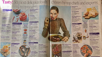 TASTY! 50 MOST DELICIOUS FOODS CHOSEN BY TOP CHEFS AND EXPERTS - THE TIMES - 16TH OCTOBER 2021
