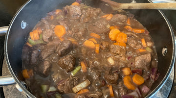 BEEF AND RED WINE CASSEROLE - SERVES 4