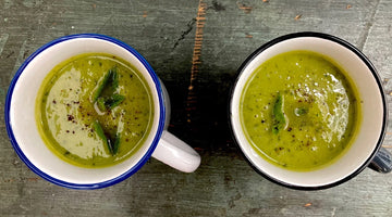 GOOD OLD PEA AND MINT SOUP - serves 4/6