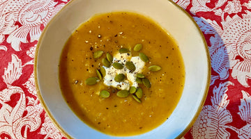 ROASTED SQUASH AND APPLE SOUP - SERVES 4
