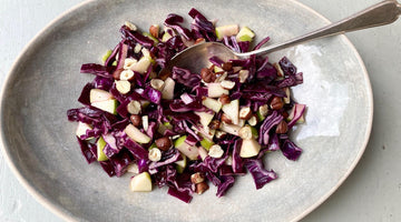 RED CABBAGE AND APPLE SLAW WITH ZINGY WHITE BALSAMIC DRESSING - 10% OFF THIS WEEKEND - JULY 2020